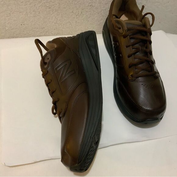 New Balance Men's 928v3 Walking Shoes Brown Leather MW928BR3 Size 10/44 - Picture 6 of 14